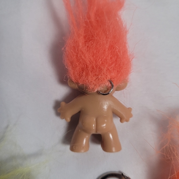 Lot of 10 Misc Mini Troll Dolls Pencil Topper Figures - Picture 6 of 6